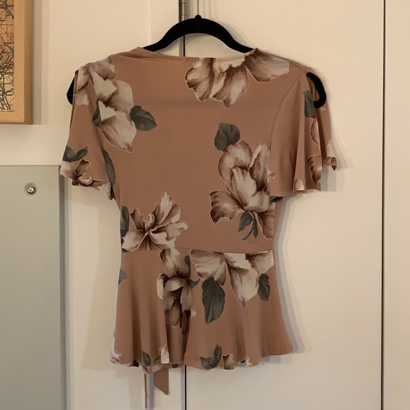 Dusty Pink Floral Shirt - Picture 3 of 4